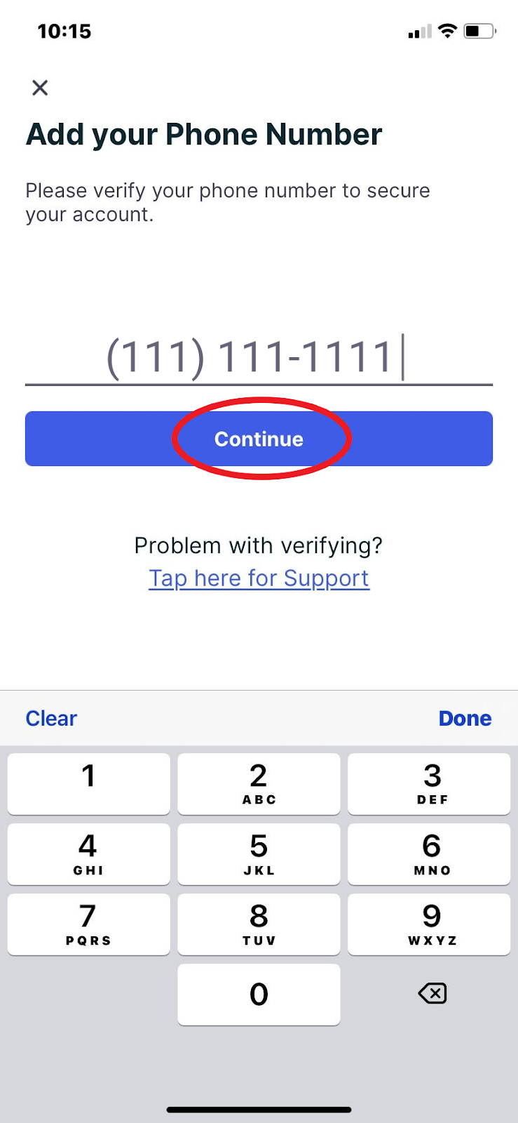 How do I change my phone number? Optimity